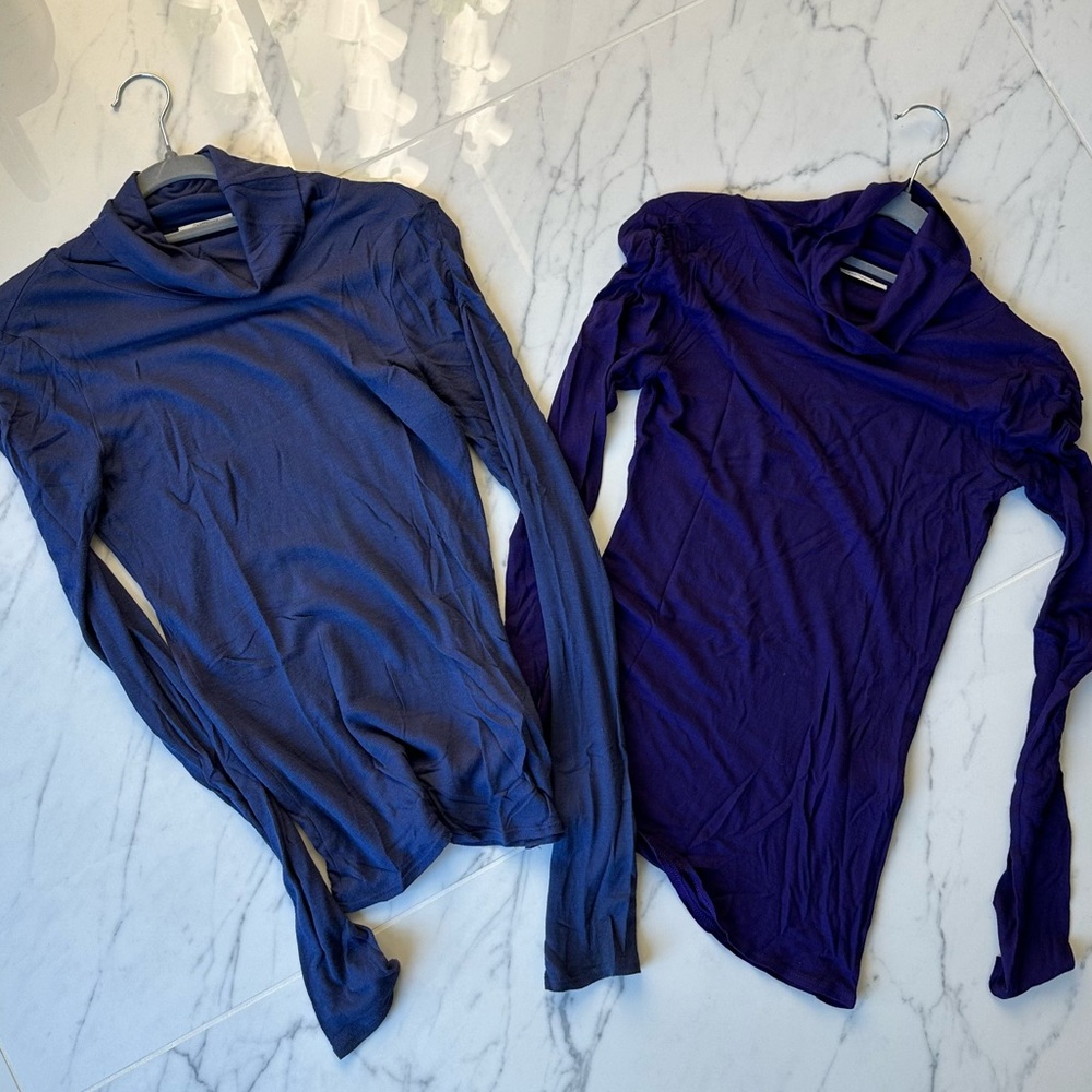 Chattawak (Paris) Tissue Turtleneck SZ S/M